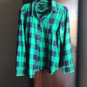 Jcrew plaid shirt.